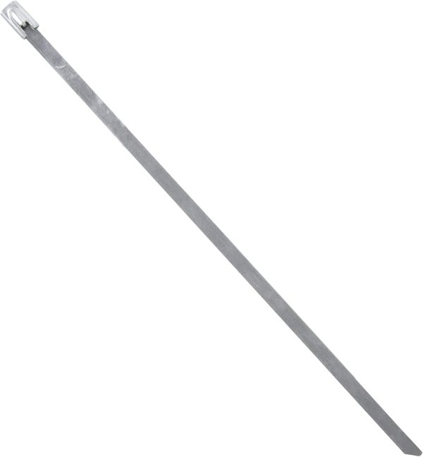 Stainless Steel Cable Tie, 6 Inch., 100 lb. Tensile Strength, Wire / Cord Management Industrial and Household Use, Metal Zip Tie, 10 Pk.
