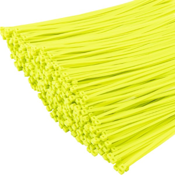 1000 PCS Apple Green Zip Ties 8 Inch, 60 LBS Tensile Strength-Heavy Duty, Self-Locking Nylon Plastic Nylon Wire Ties for Indoor and Outdoor Use
